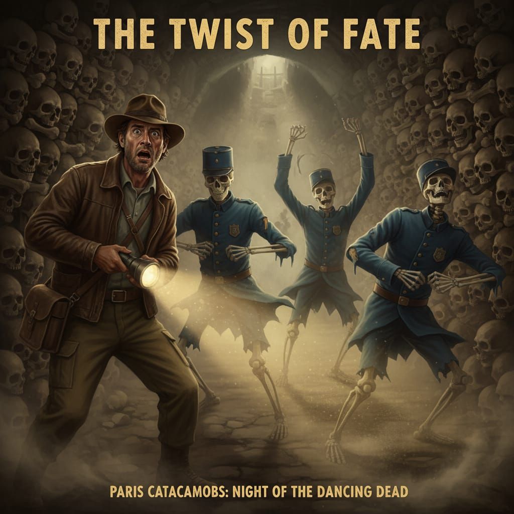 Explorer Discovers Dancing Skeletons in Paris Catacombs