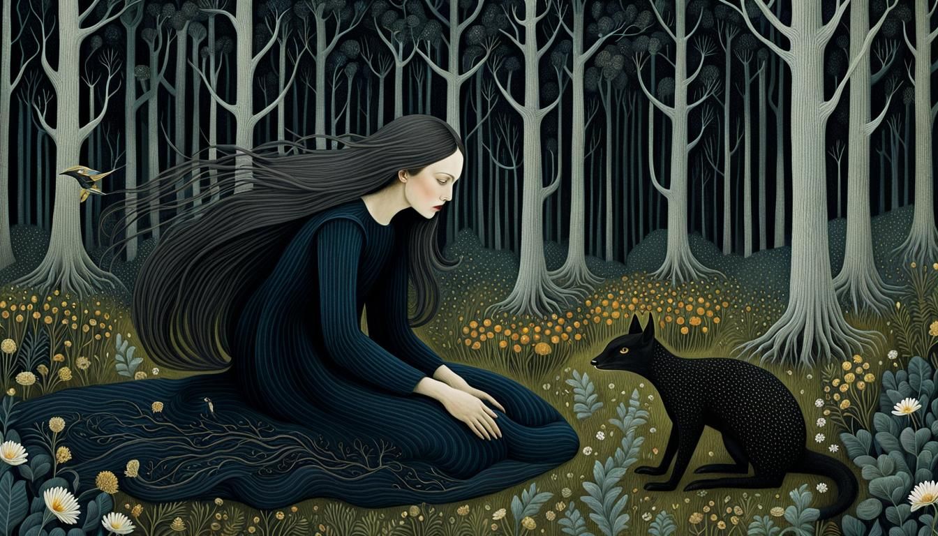 Mythical Creatures in Dreamlike Digital Collage