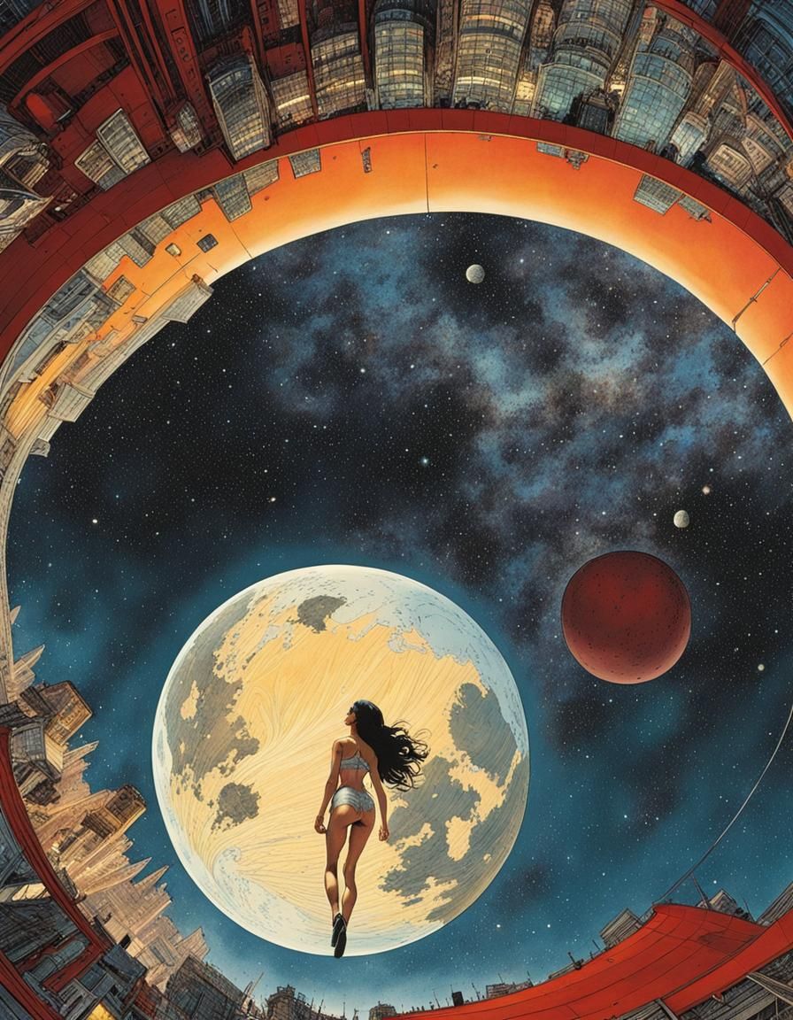 Biopunk City on the Moon: Dreamscape Concept Art