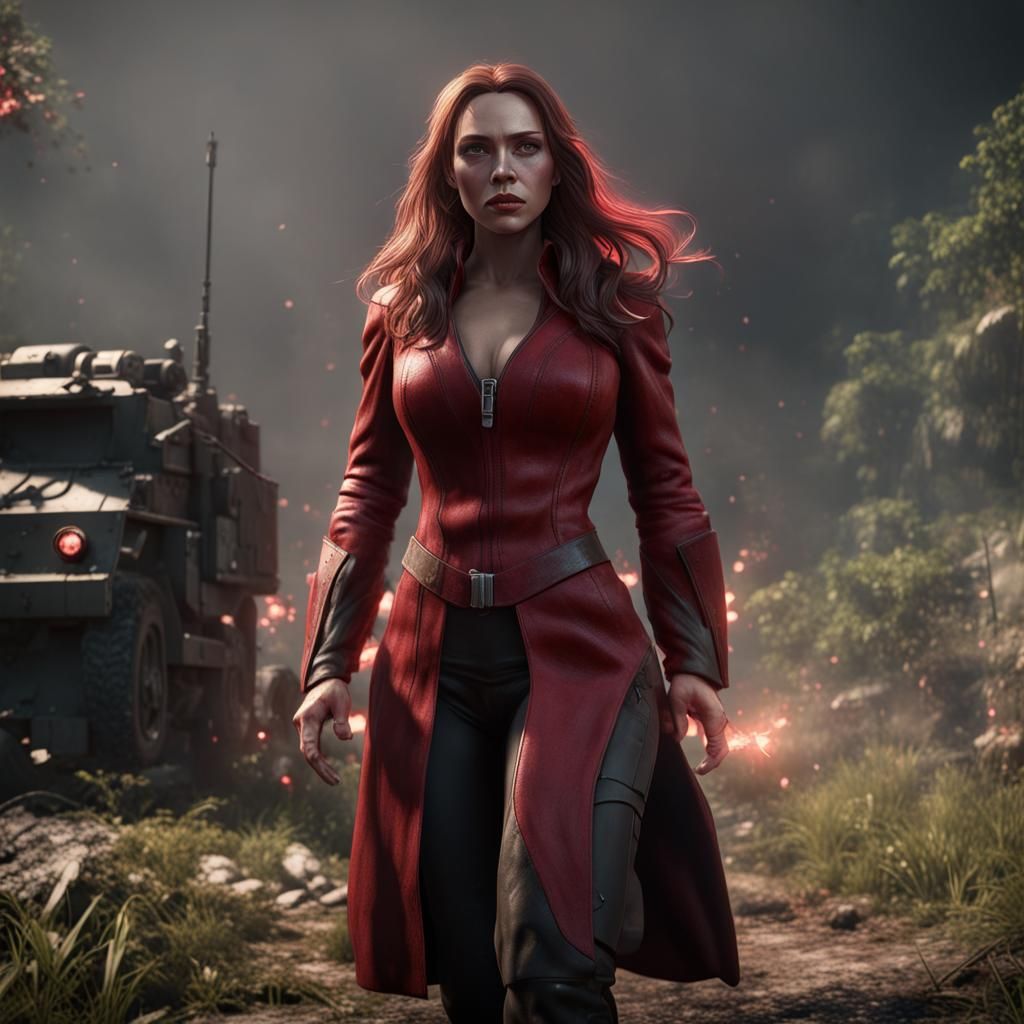 Scarlet Witch in Vietnam War: 3D Game Cinematic