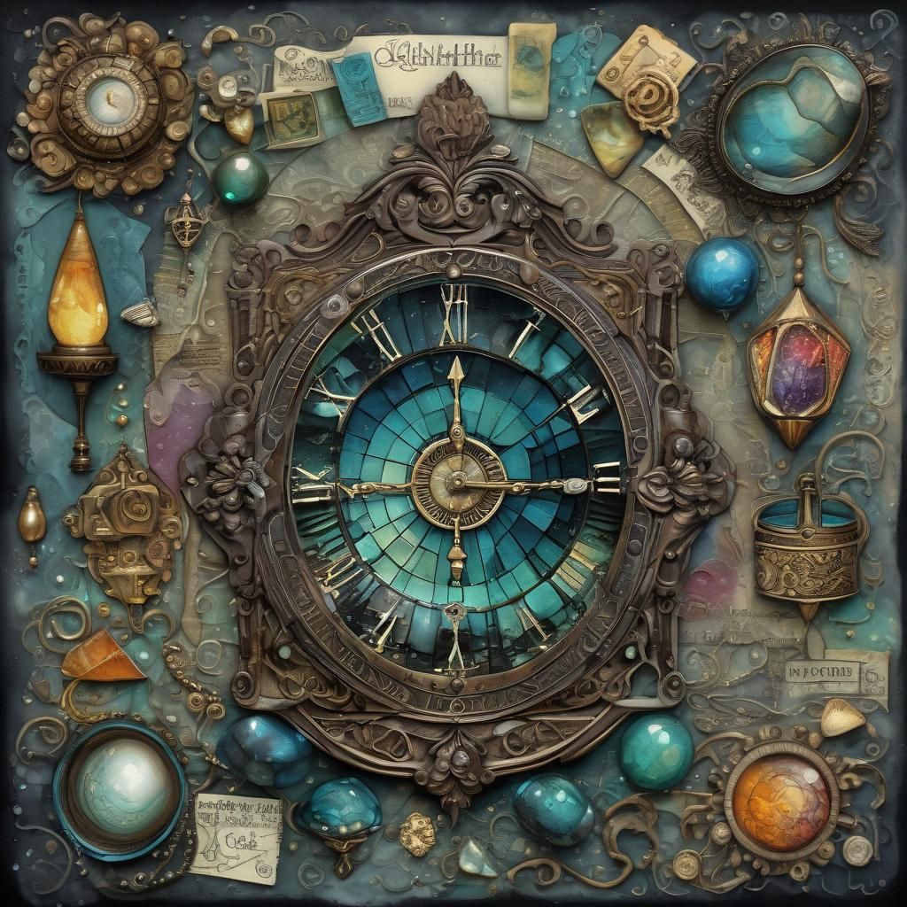 Timeless Folk Art Illustration in Vibrant Colors