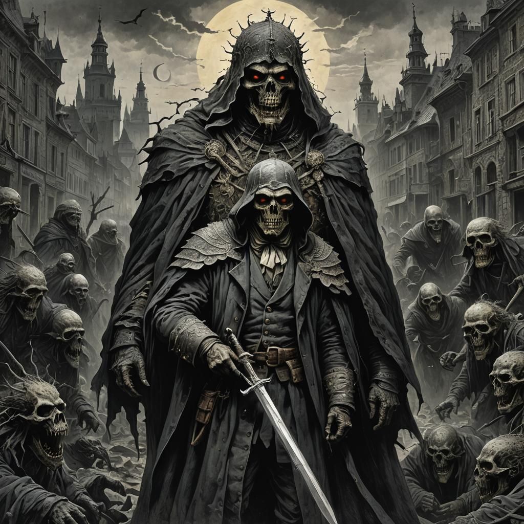 Horror Poland in Style of Gustave Doré
