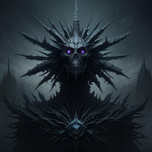 Crystalline Horror: Dark Fantasy Concept Art