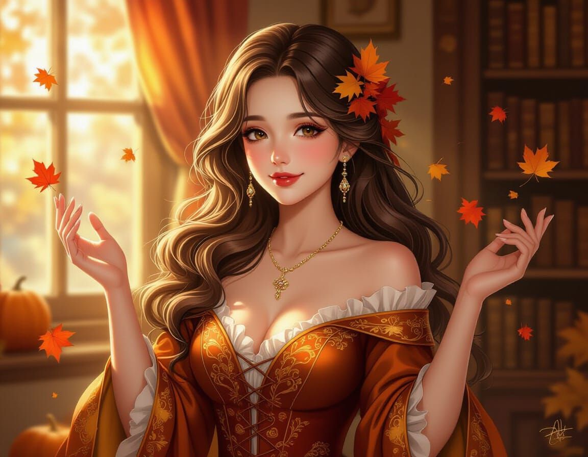 Autumn Spirit Welcomed Into Warm Room