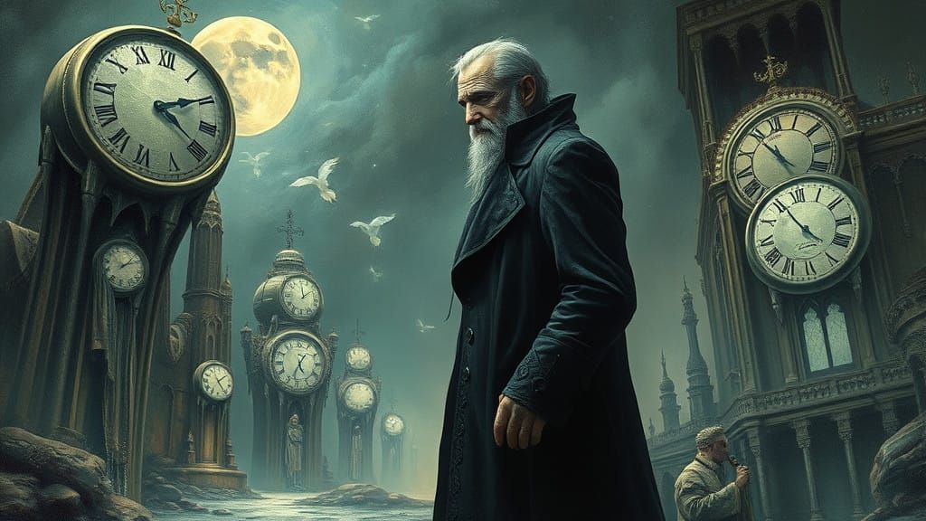 Surreal Mystic Lost in Timeless Dreamscapes