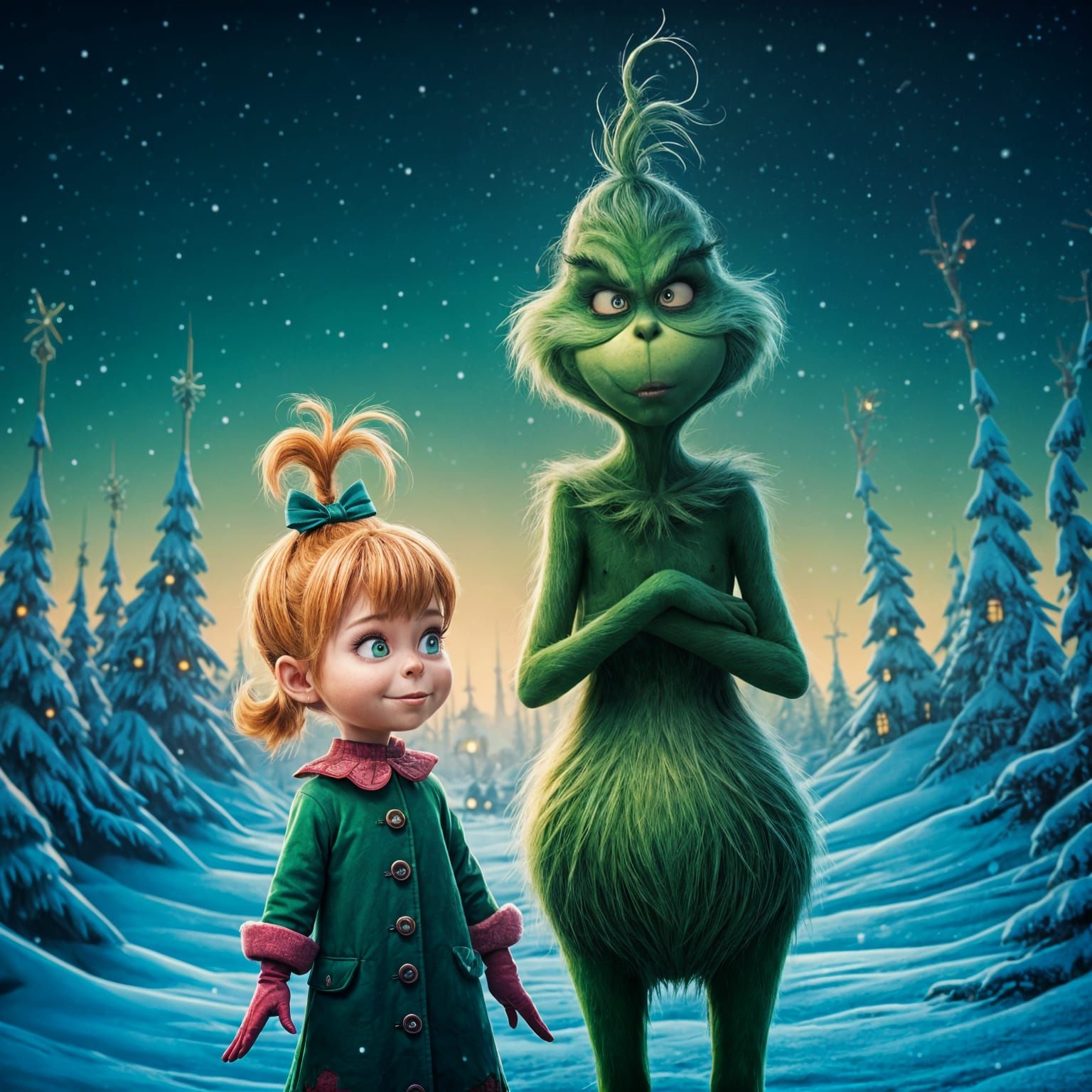 Cindy-Lou Who Teams Up with the Grinch for a Dark Christmas