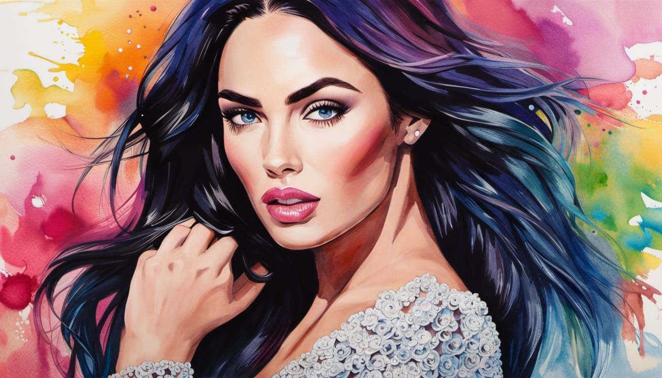 "Megan Fox" (Water) 1
