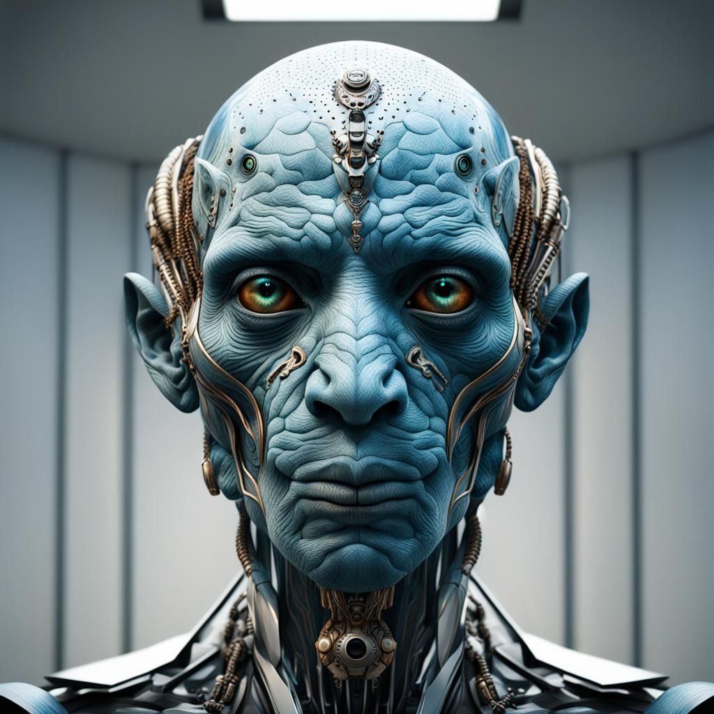 Leofania: Digital Art Incarnate in Cyberpunk Style