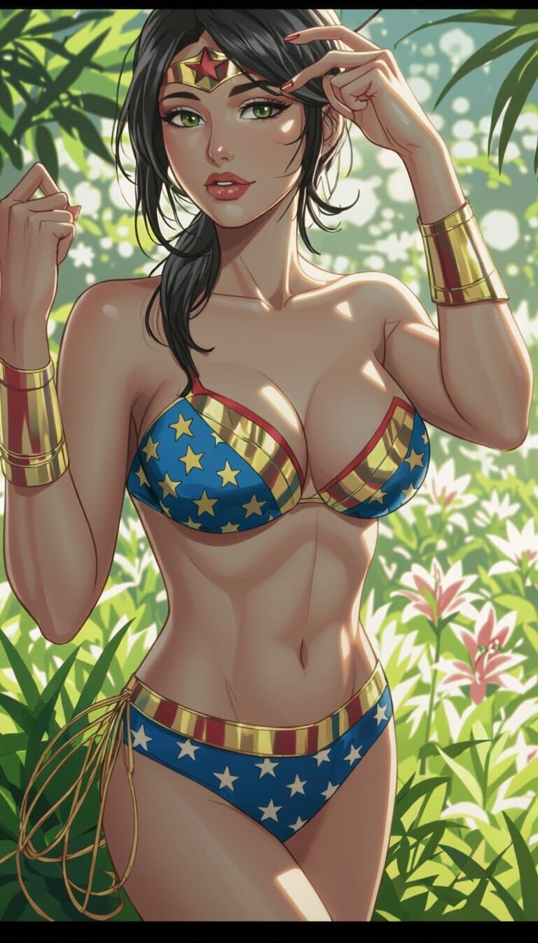 Loxy as Wonder Woman