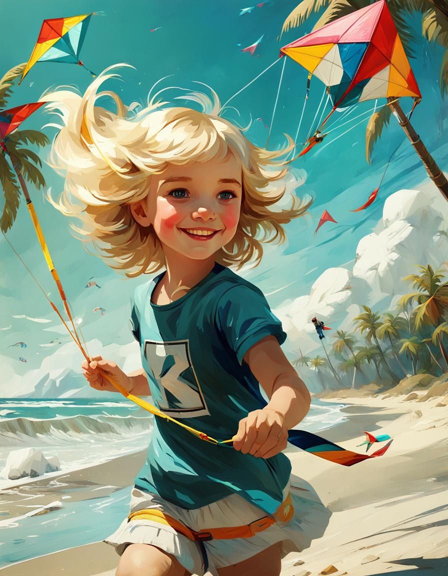 The joys of kite flying