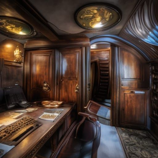 Captain Nemo Undersea Portrait in Natural Light