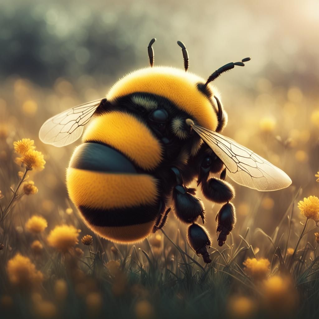 Bumblebee Bomb Concept Art in Moody Lighting