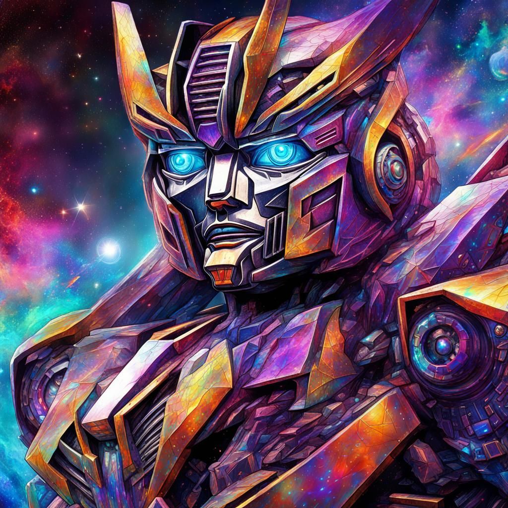 Astral Cosmic Transformers Illustration in 8K