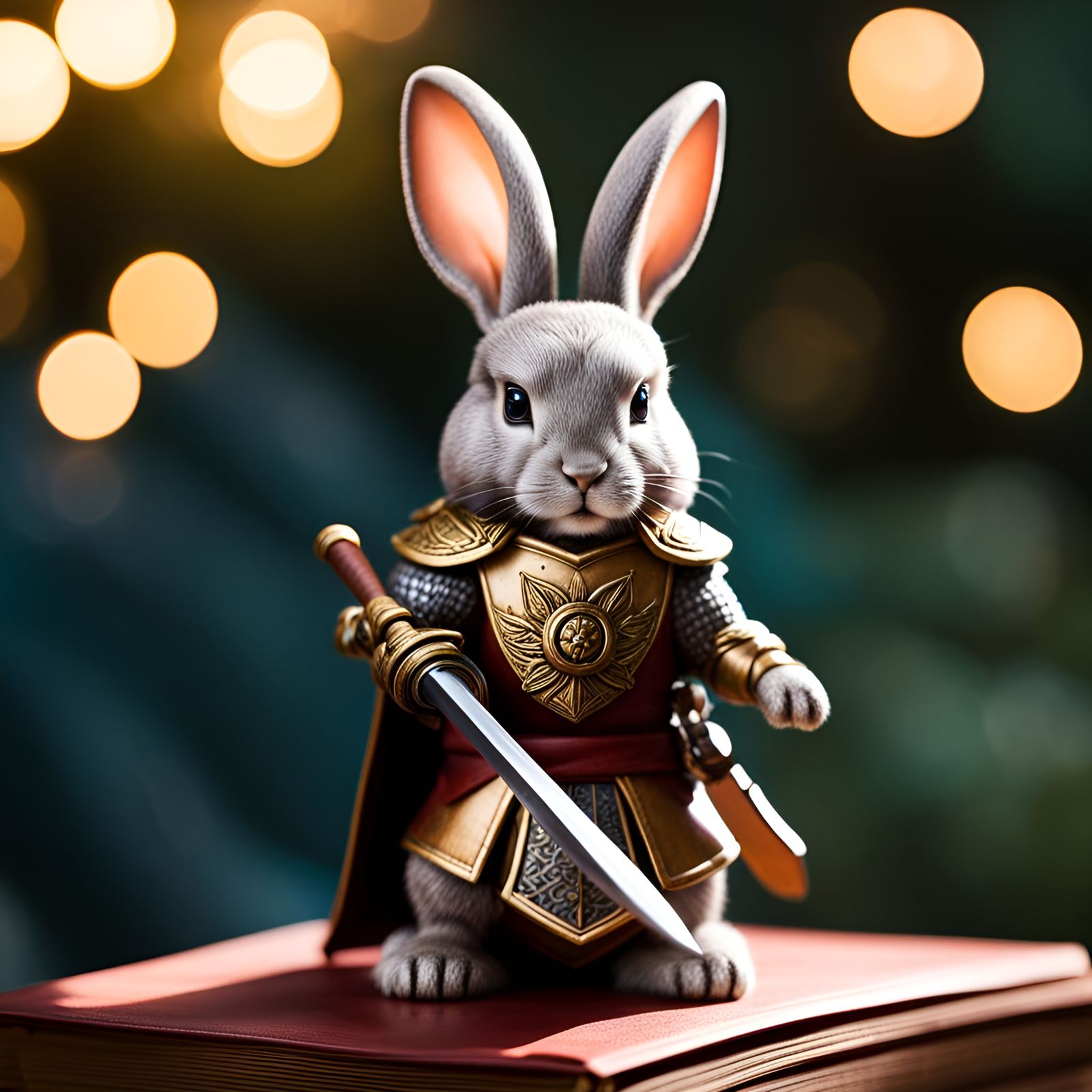 Warrior Rabbits Book Cover: Professional Photography