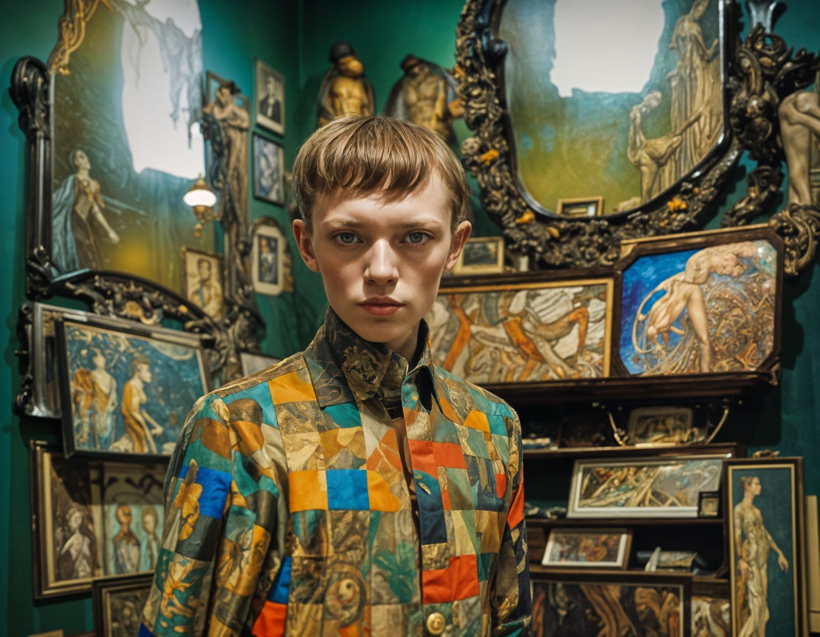 Alien in Technicolor Rags and Eldritch Light