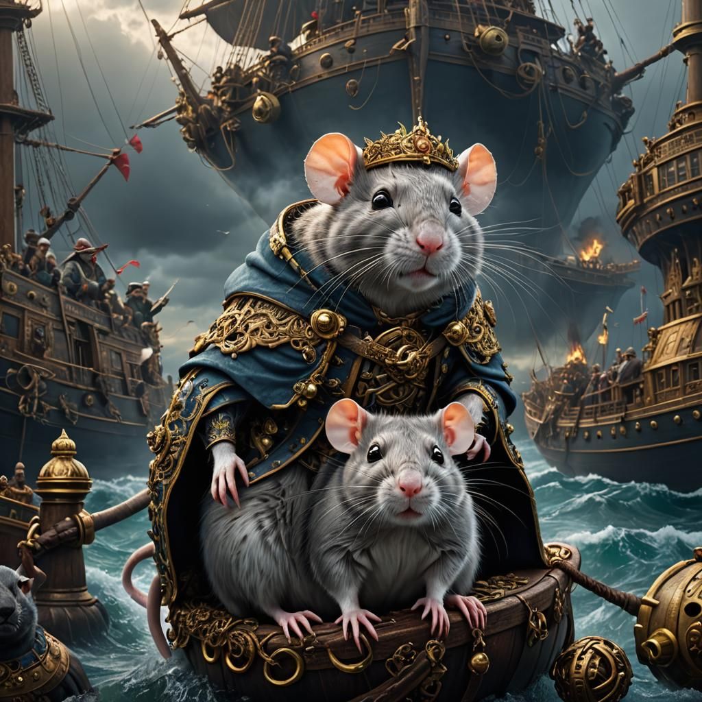 Baby Rat God of the High Seas