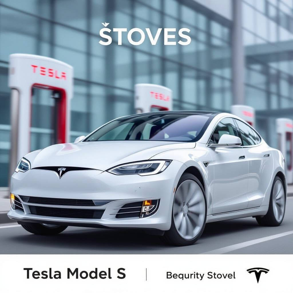 Tesla Model S Electric Car Showcase