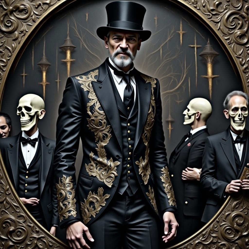 Death as Consummate Gentleman Escorting Souls