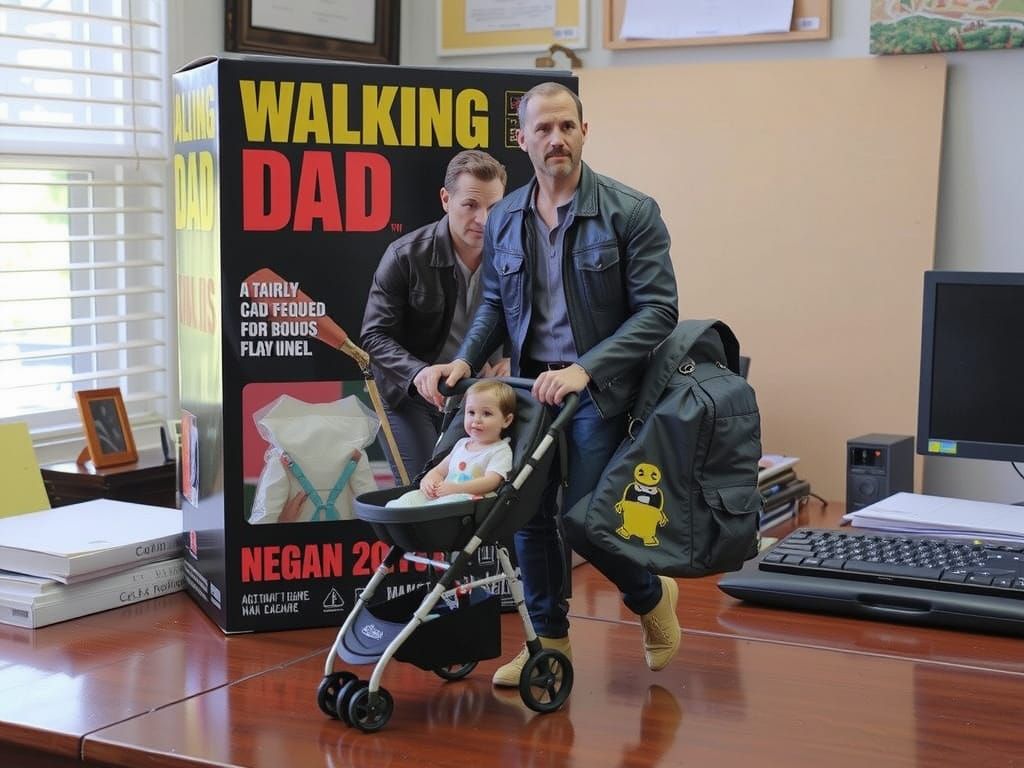 Walking Dad Action Figure Box