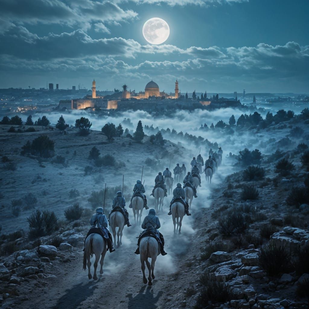 Templar Knights Return to Jerusalem in Cinematic Style