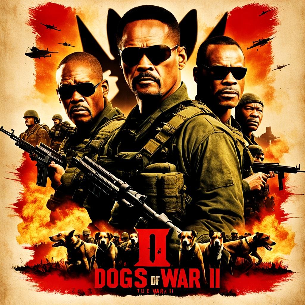Dogs Of War II: Action Movie Poster