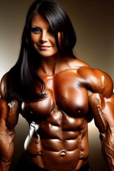 Muscular Finnish Female Bodybuilder with Ripped Physique