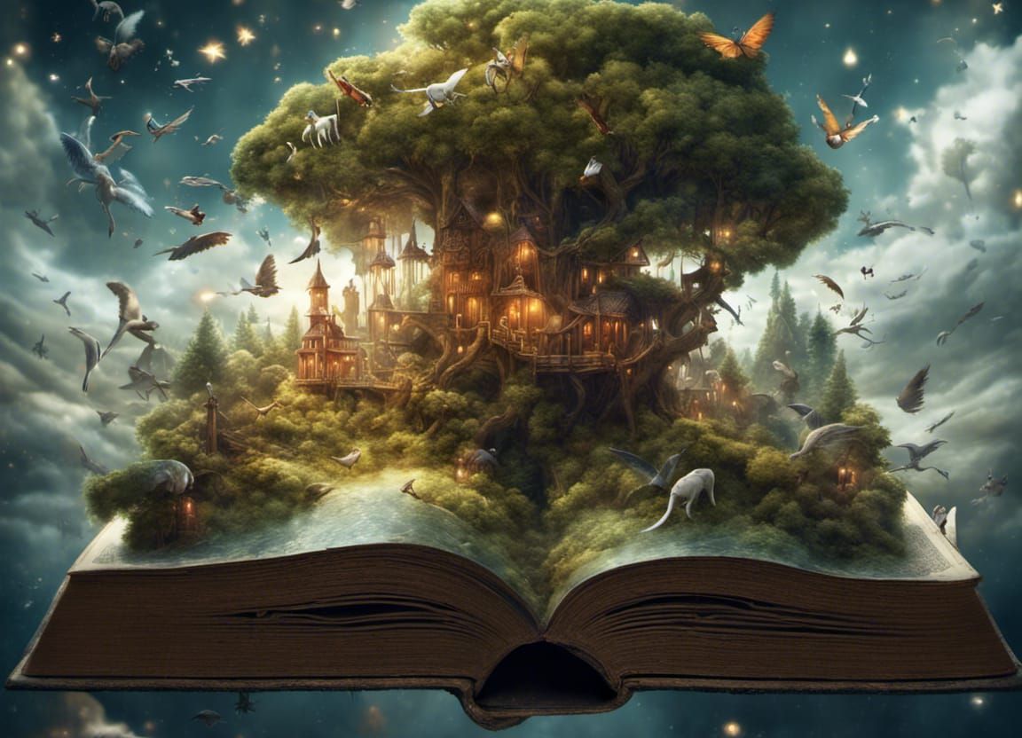 Fantasy Paradise World Emerging from Bible