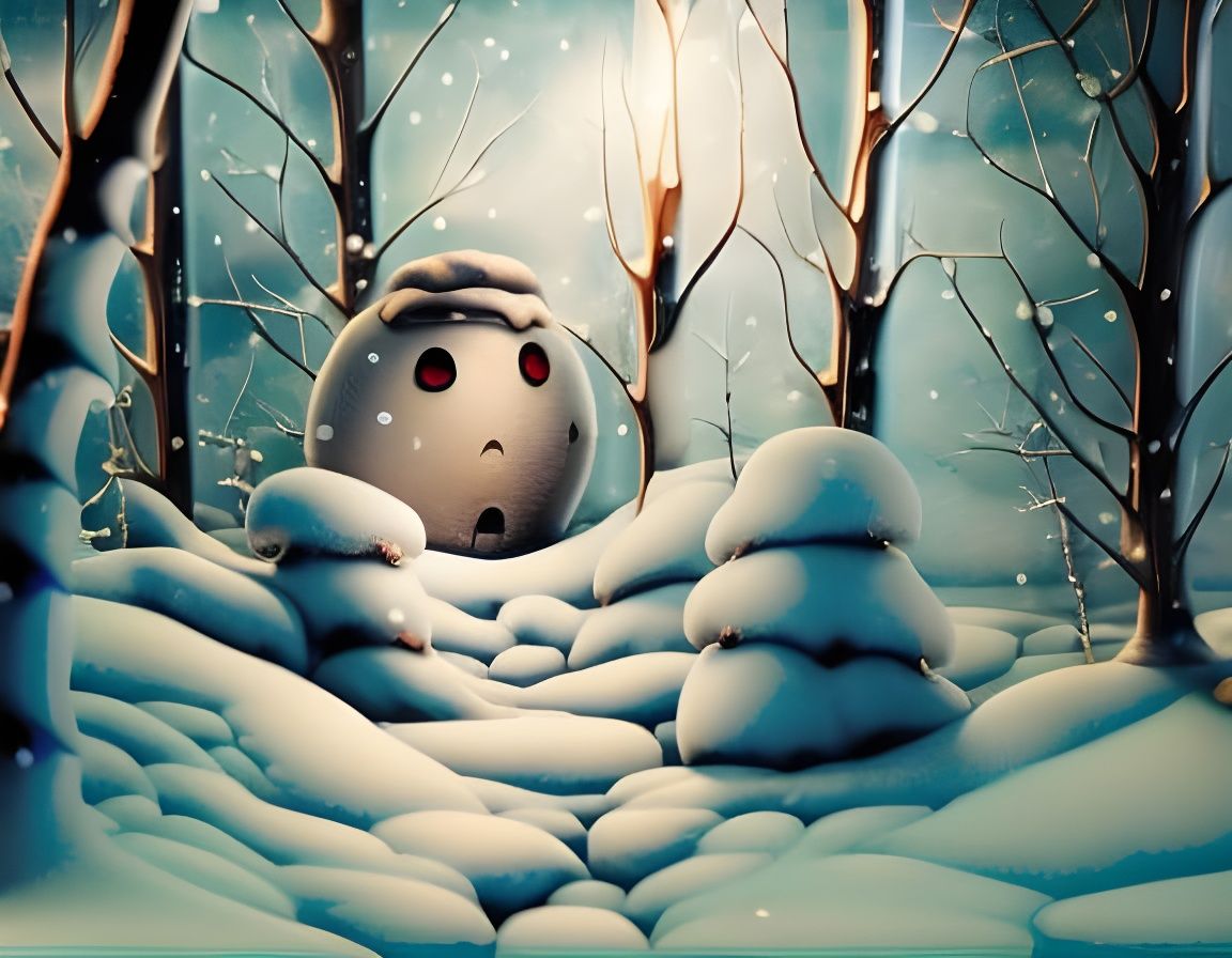 Enchanting 3D Winter Fairytale with Magical Creatures