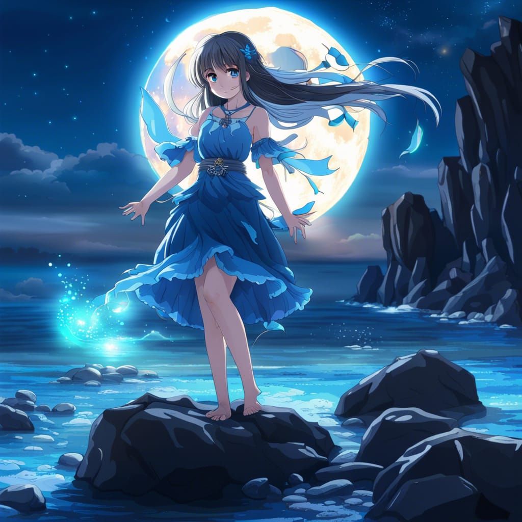 Lunaire, the Celestial Siren  🌕🌊