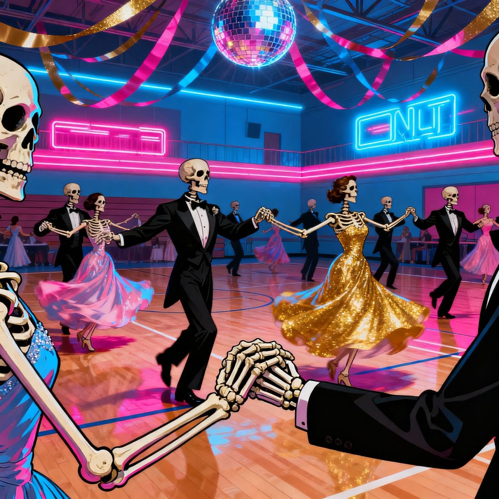 Skeletons Dance in Footloose Style Prom Scene