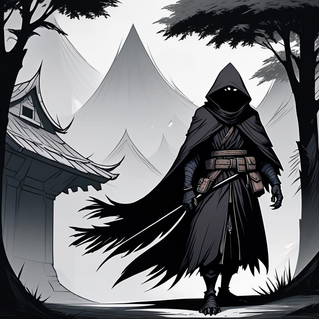 Kenku Rogue in Shadow Cloak