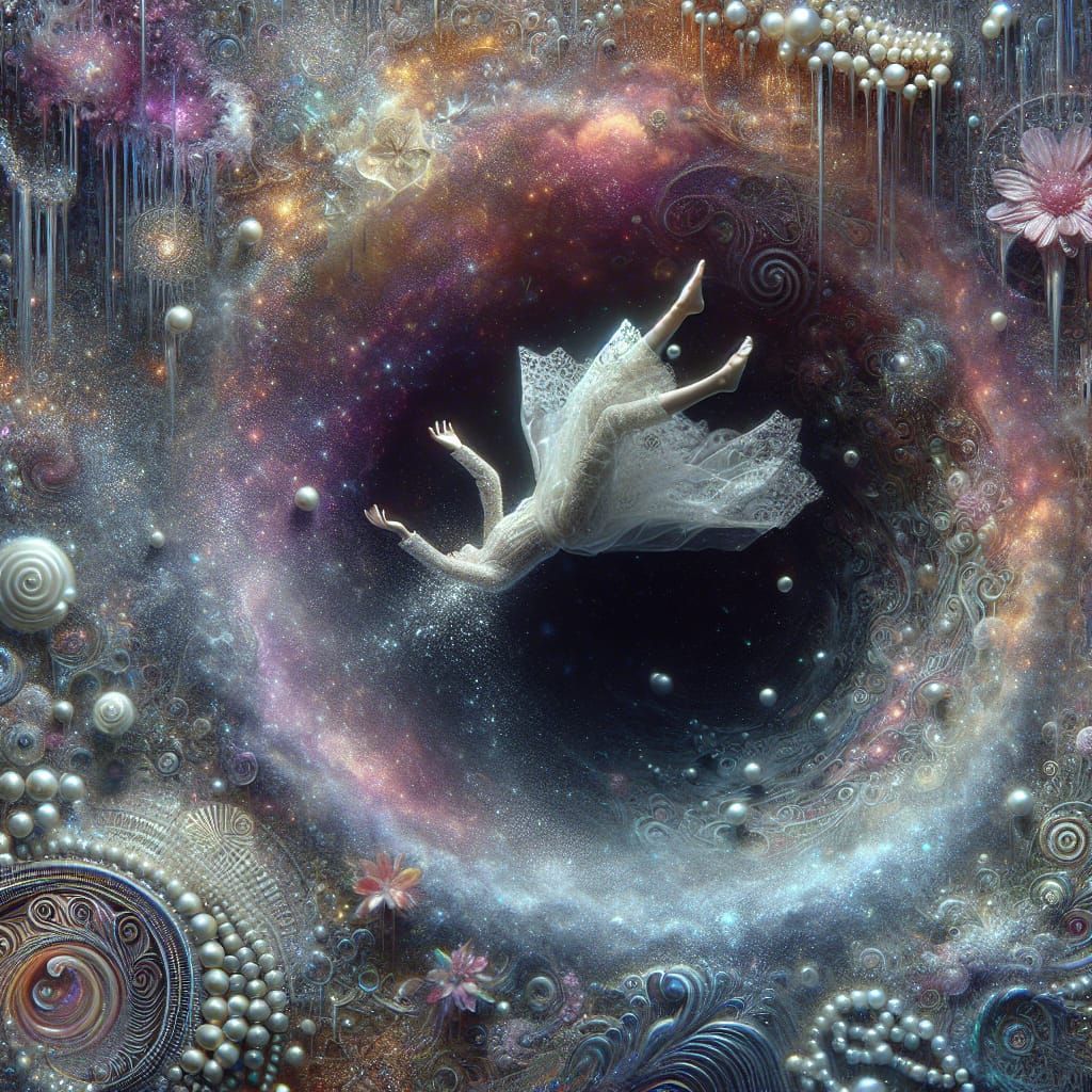 Hyperrealistic Rabbit Hole Dreamscape in Pastel Colors