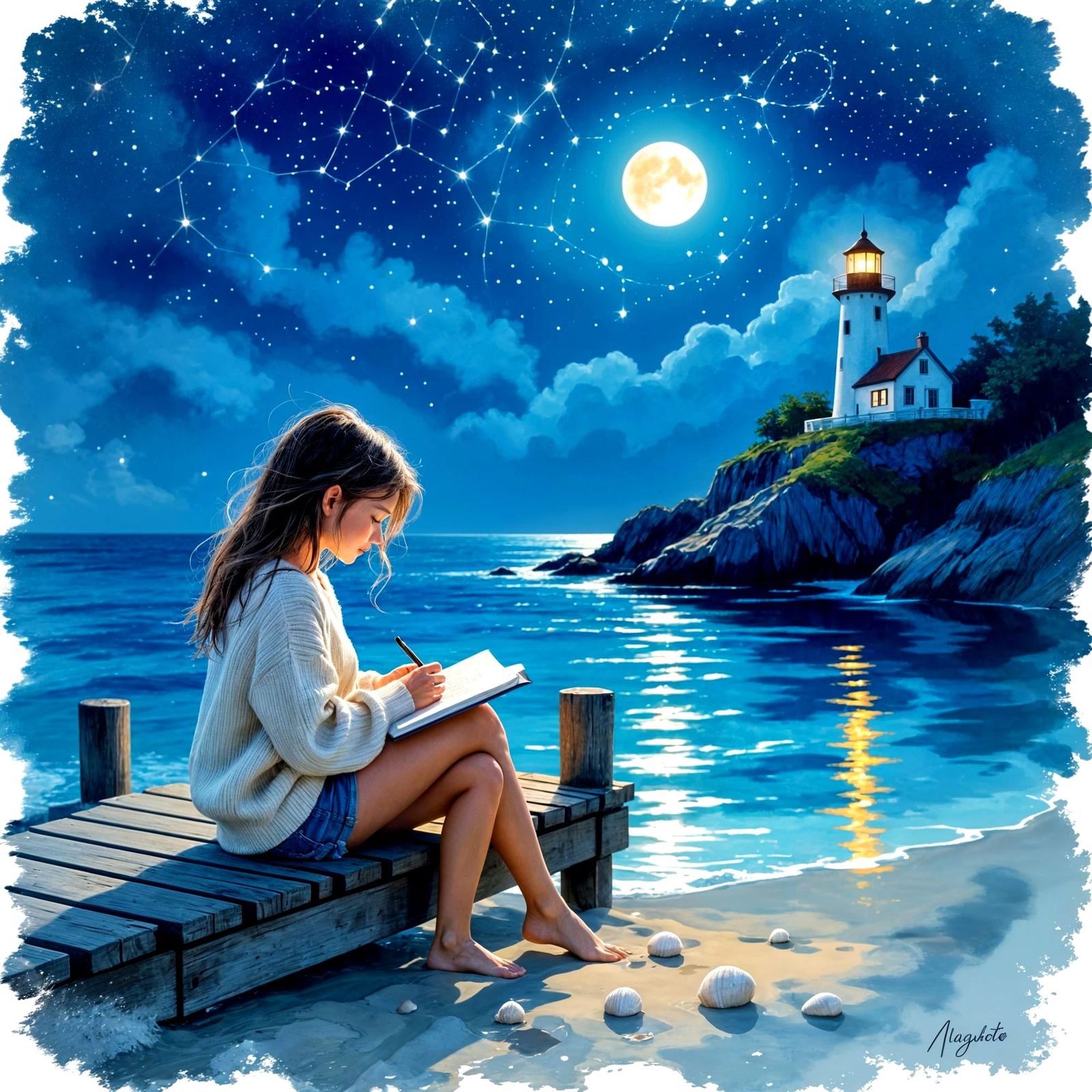 Dear Diary, It Was Just Me and the Sea And that was enough