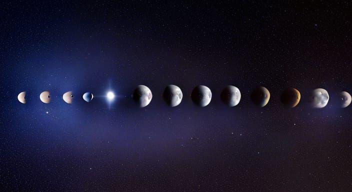 Lunar Analemma: Many Moons in the Night Sky