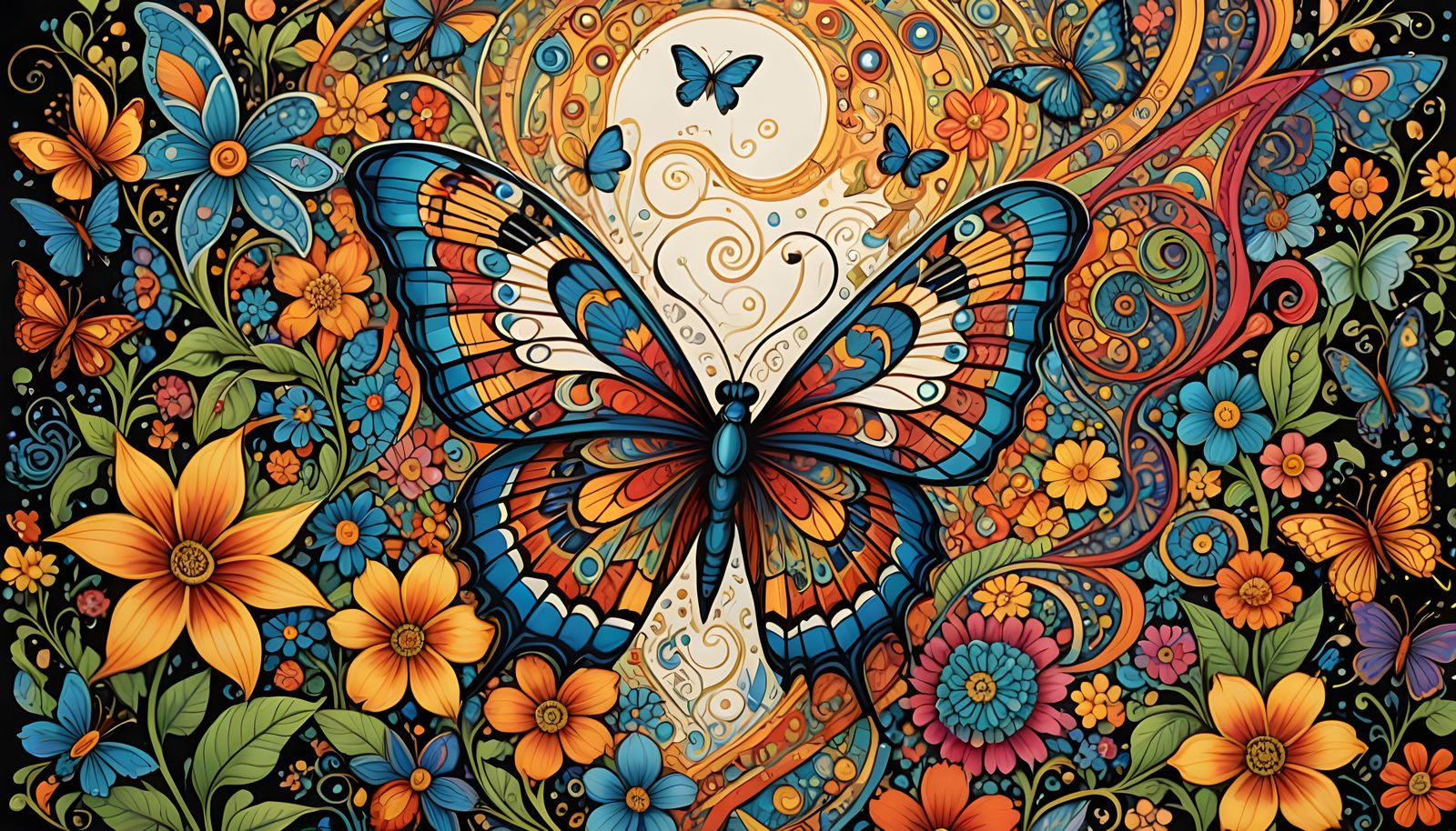 Soothing Butterfly Dance in Ephemeral Beauty