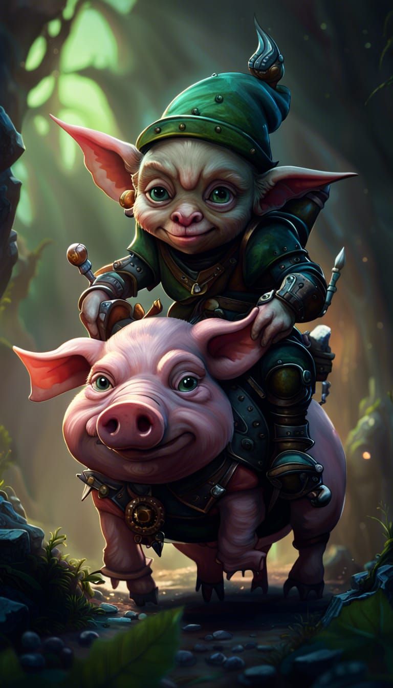 Goblin Rider: A Fantasy Concept Art