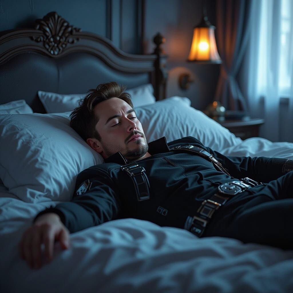 Elon Musk Portrait as Detailed Matte Painting