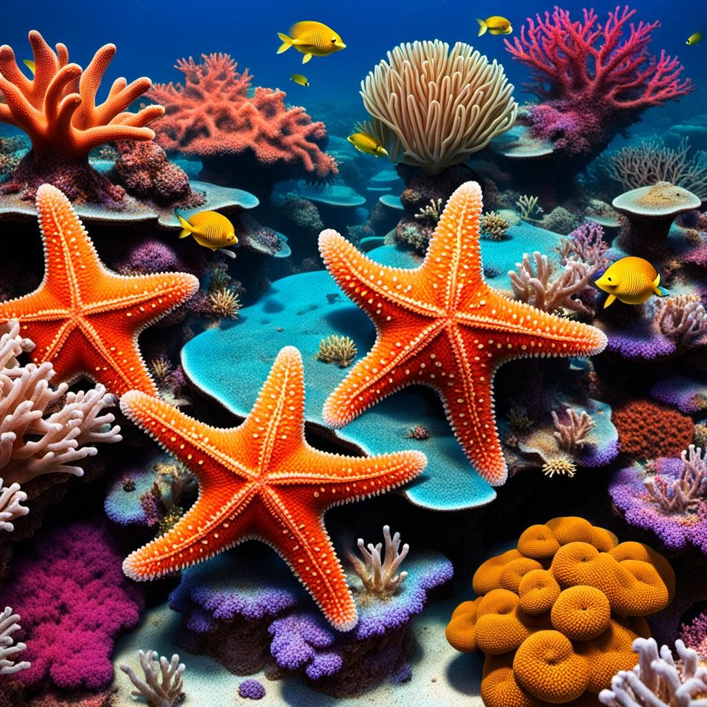 Starfish Cowboys Duel at Coral Reef High Noon