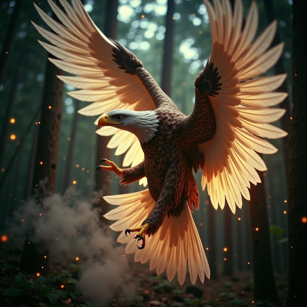 Ethereal Cinematic Film Still in Dramatic Lighting