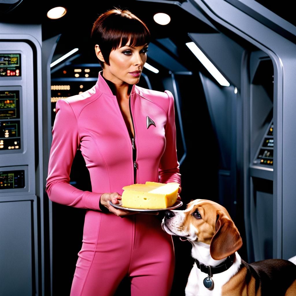 Jolene Blalock as Elf-Eared Star Trek Character