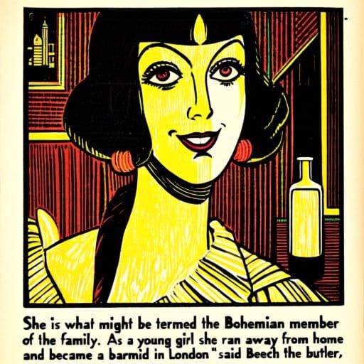 1920s magazine illustration P.G. Wodehouse