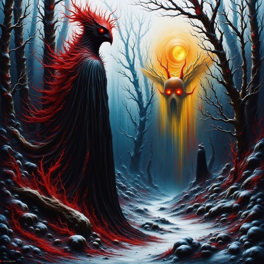 Winter Apocalypse in Medieval Dark Ages Style