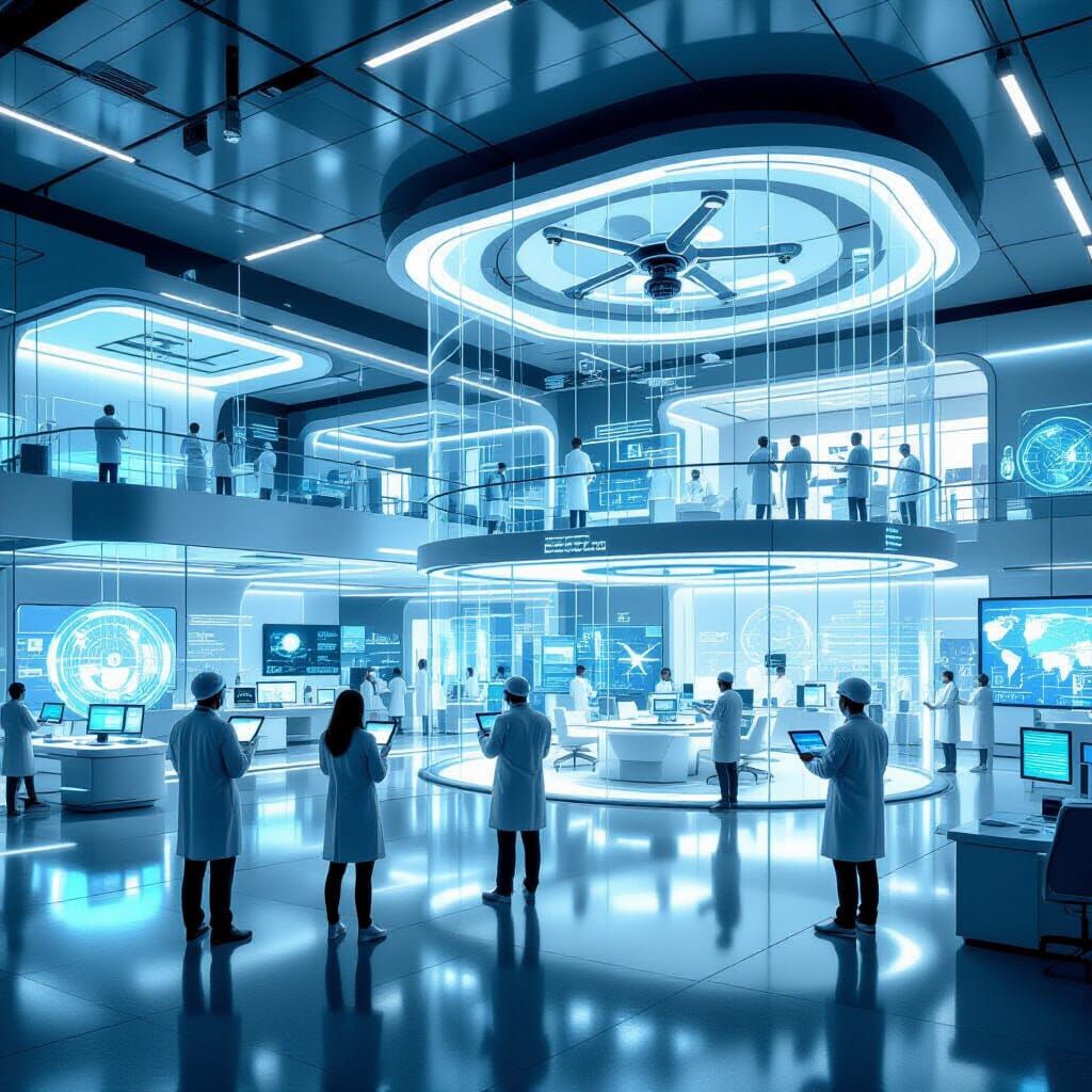 EPA Staffers in Futuristic Eco-Tech Headquarters