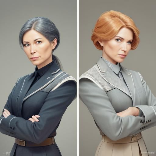 Photorealistic Leadership Illustration in Modern Office