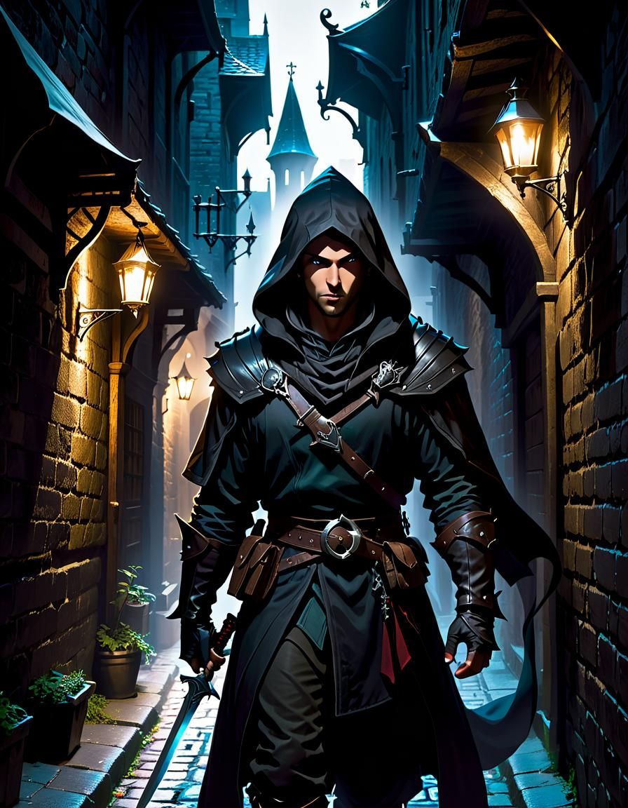 Darkest Dungeon: Rogue in Medieval Alley