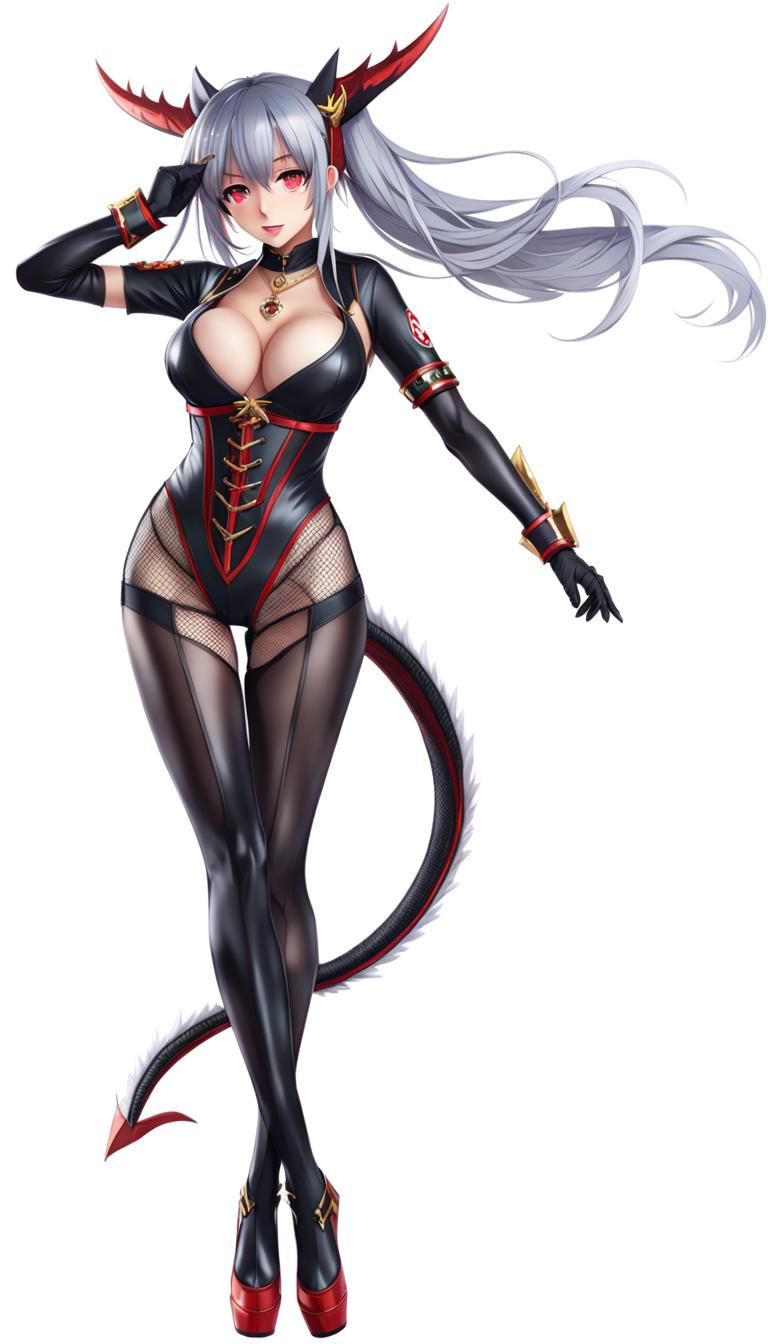 Azur Lane Regensburg: Photorealistic Dragon Girl