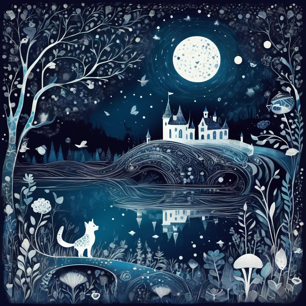 Abstract Dream Tale AI Art