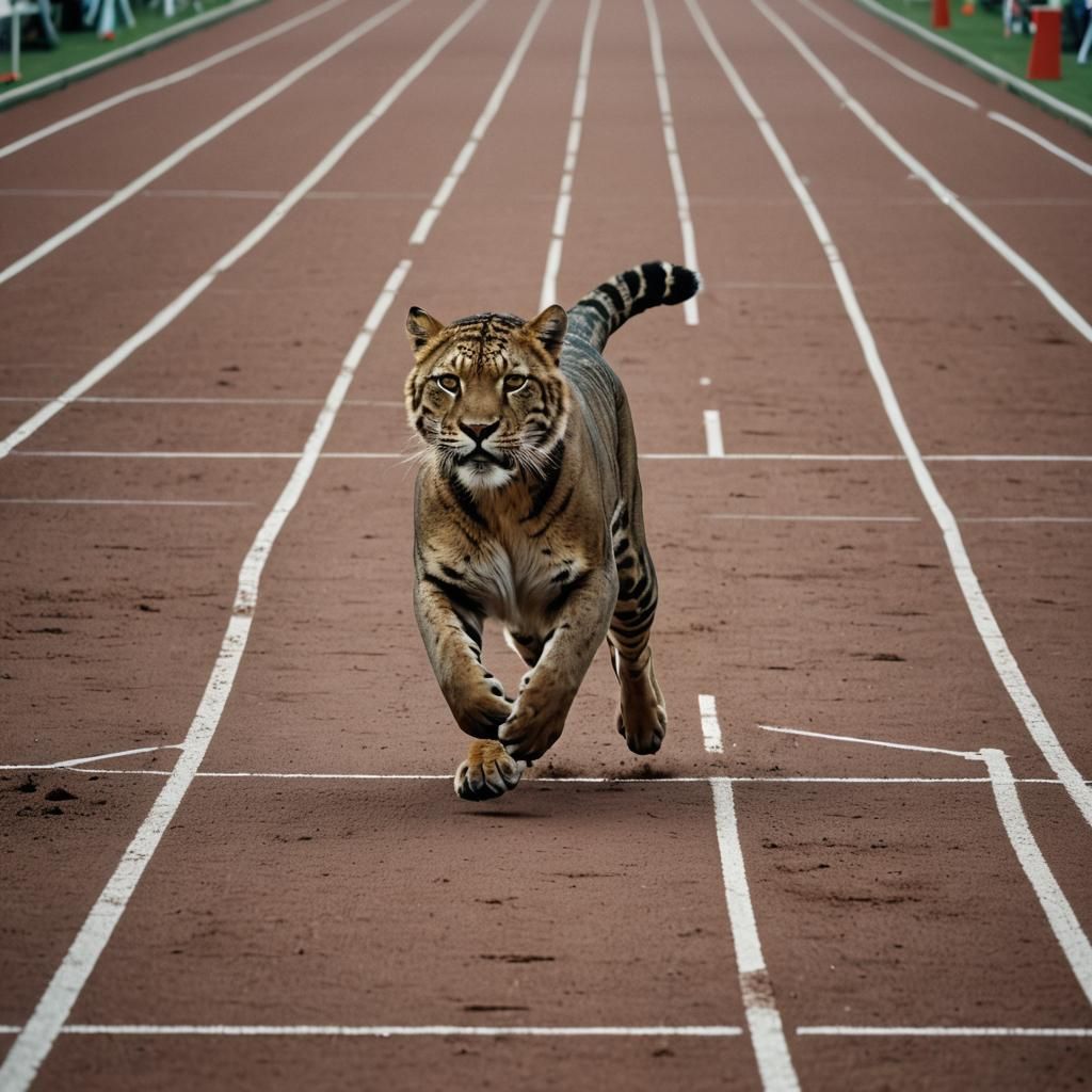 Three-Legged Cheetah Wins Olympic Race
