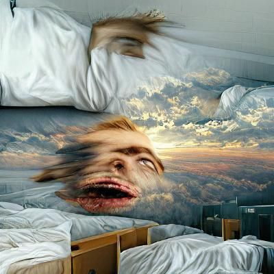 Falling Dream: A Surreal Moment of Awakening
