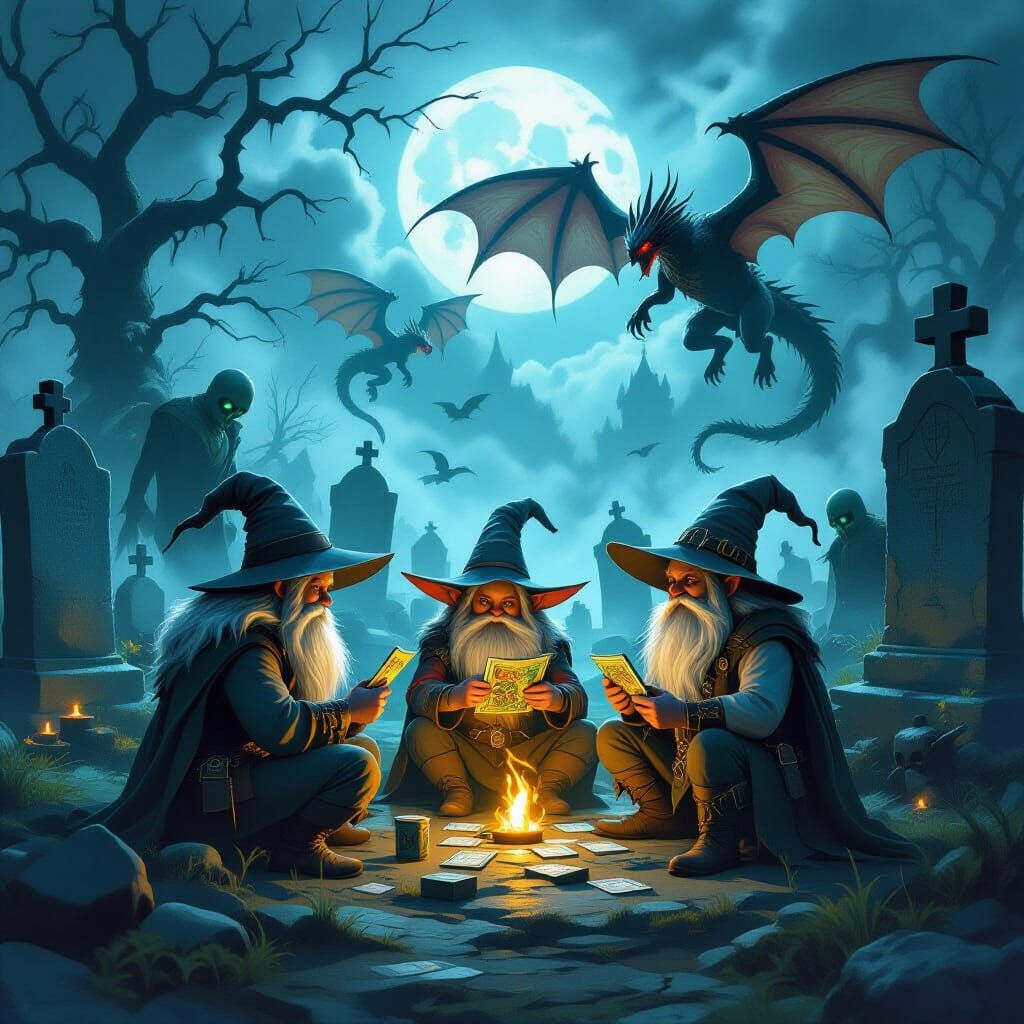 Hobbits Play Magic Amidst Zombies and Dragons